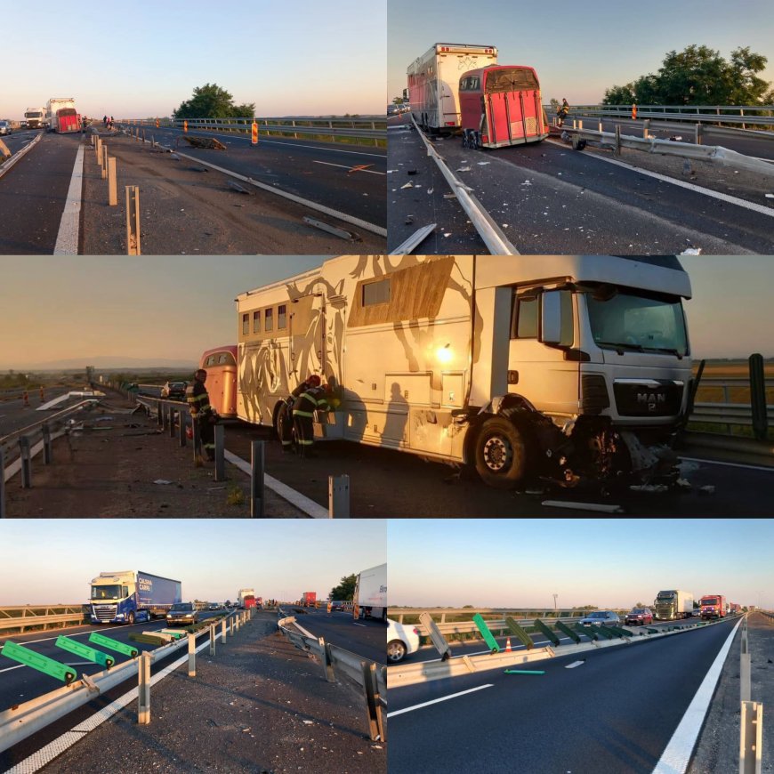 Accident pe A1