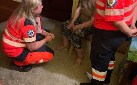 O femeie de 87 de ani, salvată de un jandarm aflat în timpul liber