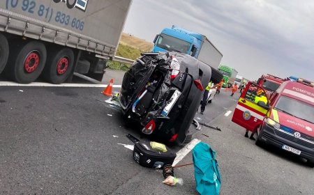 Accident grav pe autostradă