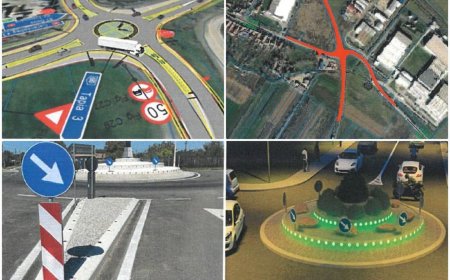 Se construiește un nou sens giratoriu în Timiș
