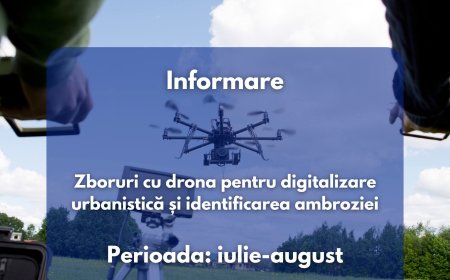 Primăria Ghiroda va identifica ambrozia cu drona