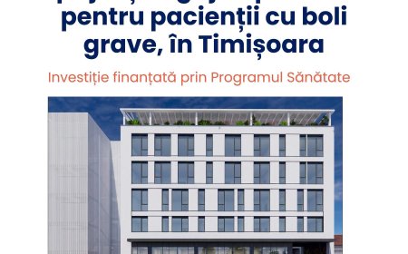 CEA MAI MARE SECȚIE DE PALIAȚIE DIN VESTUL ȚĂRII SE VA CONSTRUI LA TIMIȘOARA. INVESTIȚIE DE 3,75 MILIOANE DE EURO DIN FONDURI EUROPENE