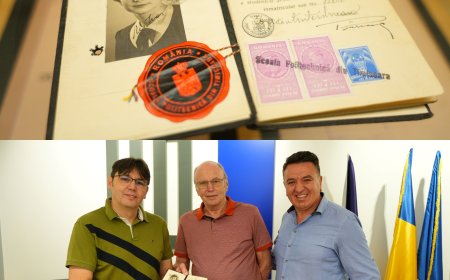 Carnetul de student al unei absolvente a Școlii Politehnice din Timișoara din perioada interbelică, donat UPT de fiul acesteia