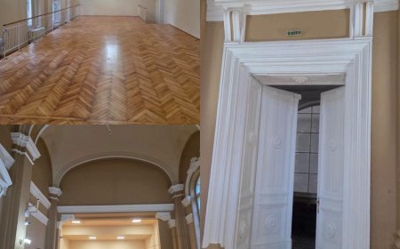 Sala festivă a Colegiului Național Bănățean a fost modernizată