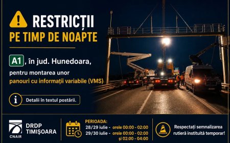 Restricții de circulație pe Autostrada A1
