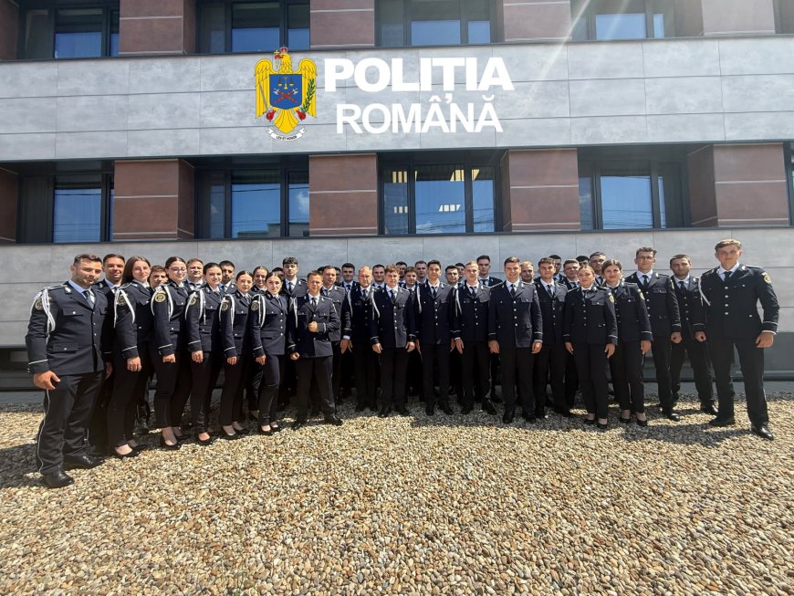 44 de absolvenți ai școlilor de poliție, încadrați la IPJ Arad