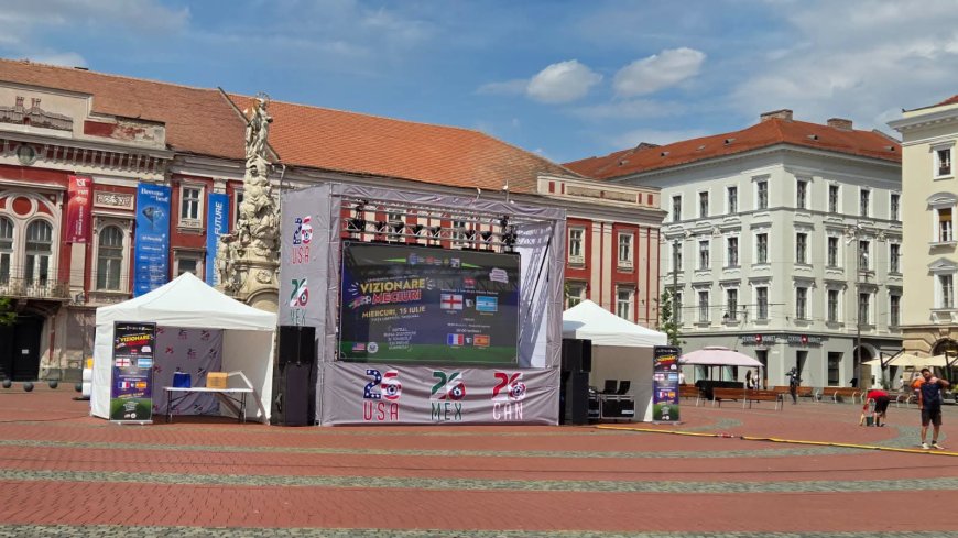 Fotbalul revine în centrul Timișoarei