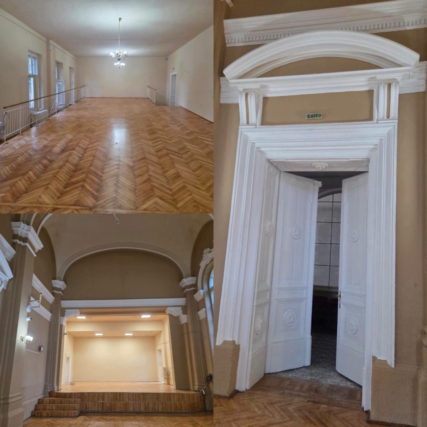 Sala festivă a Colegiului Național Bănățean a fost modernizată