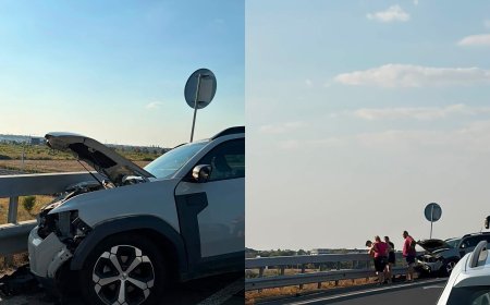 Accident cu patru victime la intersecția cu DNCT, în apropierea aeroportului din Timișoara