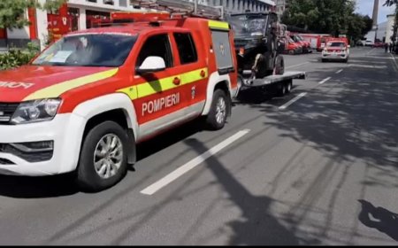 Pompierii români sunt în drum spre Serbia