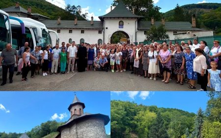 Comunitatea din Pișchia, în pelerinaj la Mănăstirea Prislop