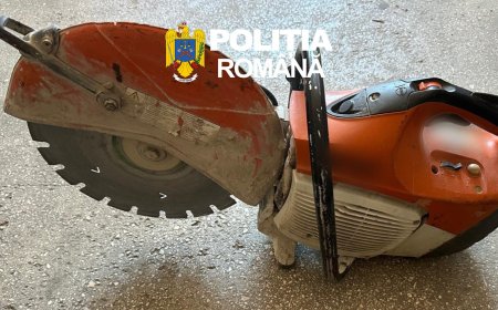 Reținut după ce a furat un motofierăstrău