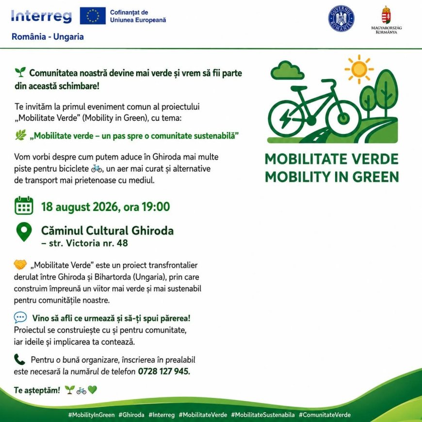 Ghiroda devine o comună mai verde