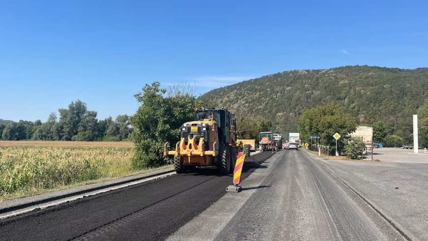 Lucrări pe DN 7, la limita județelor Arad și Hunedoara