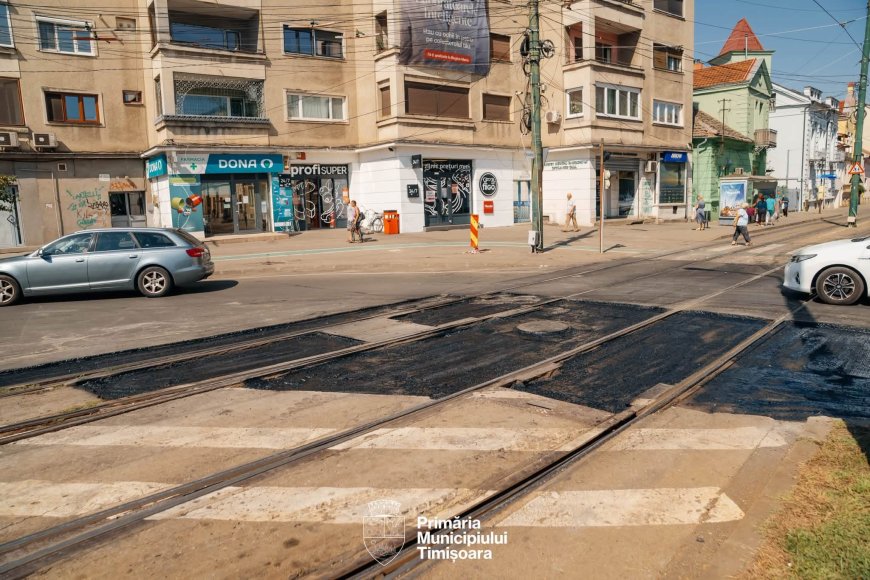 Asfalt nou pe strada Independenței și pe tronsonul din zona Bălcescu
