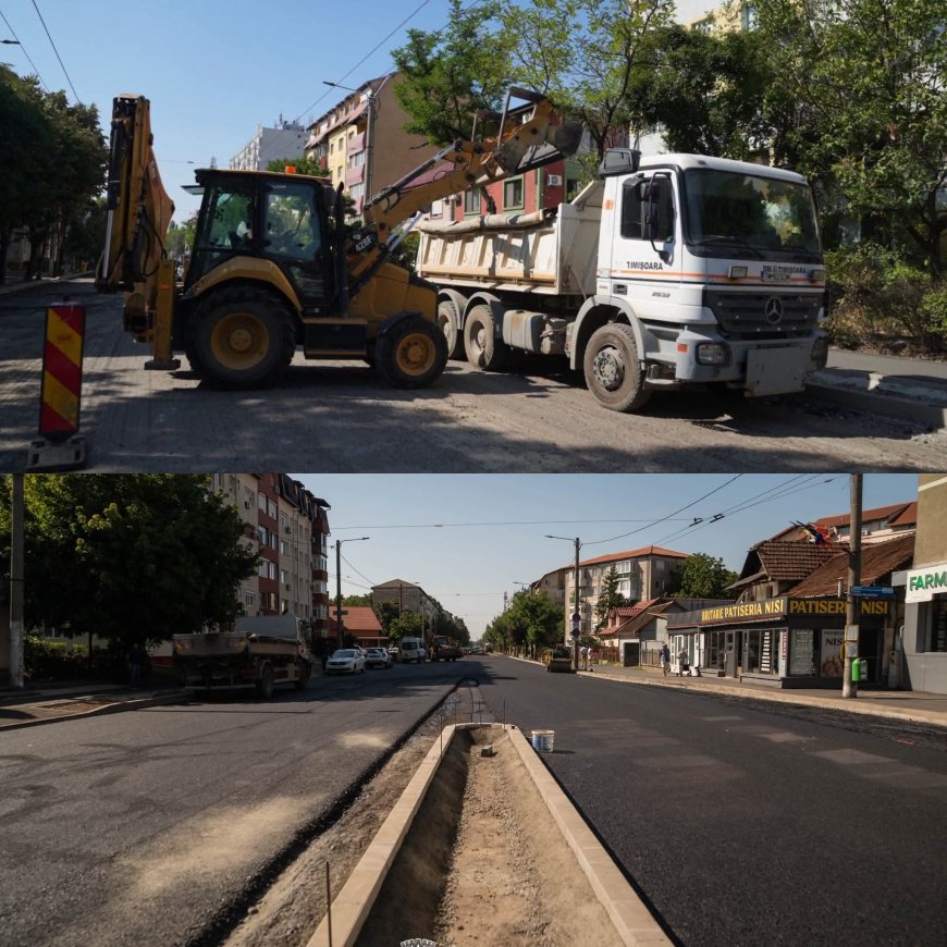 Lucrări de reparații și întreținere pe artere intens circulate