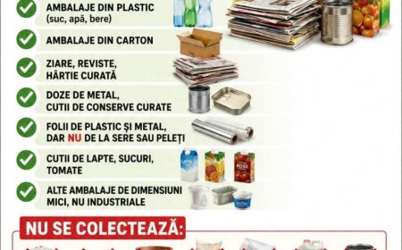 Se colectează deșeurile reciclabile din Dudeștii Vechi