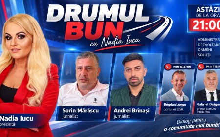 DRUMUL BUN cu Nadia Iucu 📺 ASTĂZI, DE LA ORA 21:00