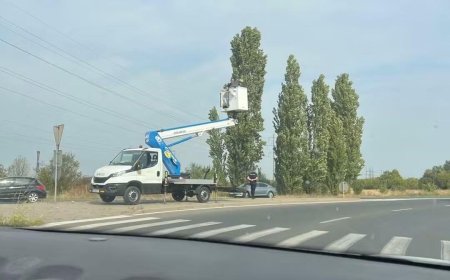 Atenție, șoferi! Radar în nacelă pe Șagului