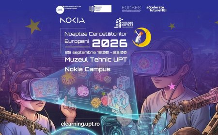 Noaptea Cercetătorilor Europeni: Explorări nocturne, educație digitală, experimente și tururi interactive la Muzeul Tehnic UPT