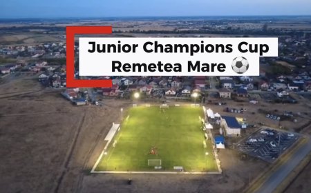 VIDEO! Remetea Mare a devenit, în acest weekend, terenul de joacă pentru sute de mici fotbaliști