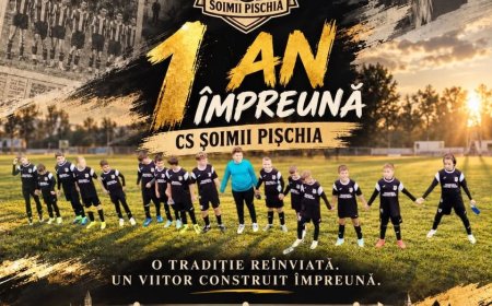 Şoimii Pişchia celebrează un an de la înființare