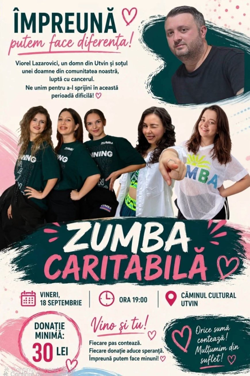 Zumba caritabilă pentru Viorel Lazarovici