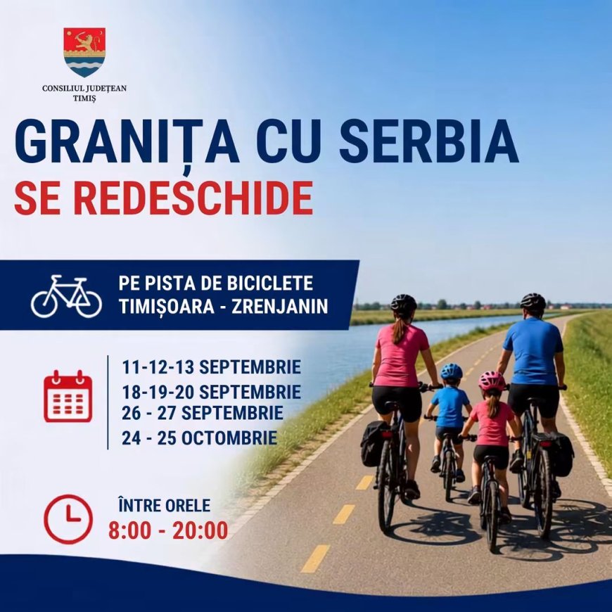 Până în Serbia pe două roți sau pe apă