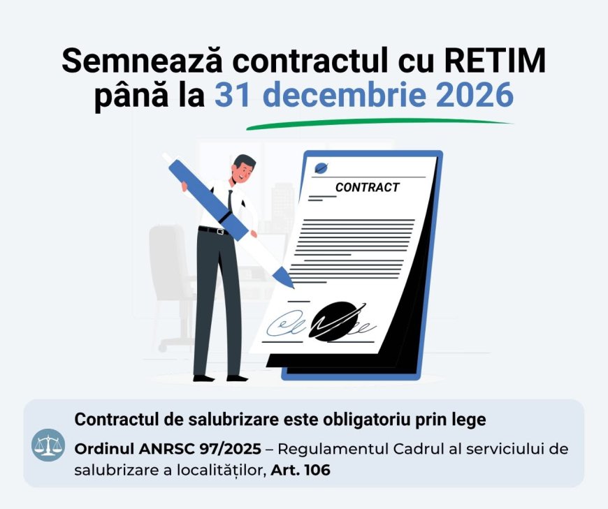 Deta trece la RETIM pentru colectarea deșeurilor, din 2027