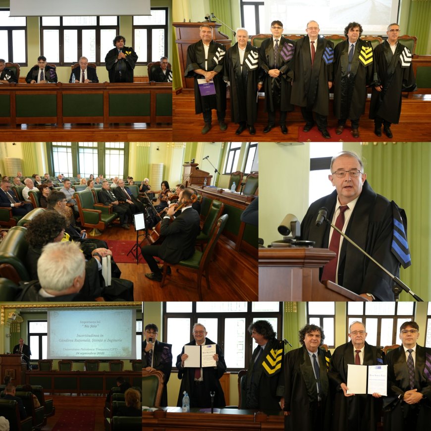 Dr. ing. Dragoș D. Mărgineanțu, Doctor Honoris Causa al UPT