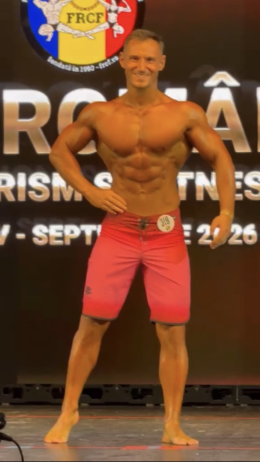 Ionuț Braniște, campion absolut la Cupa României la culturism și fitness