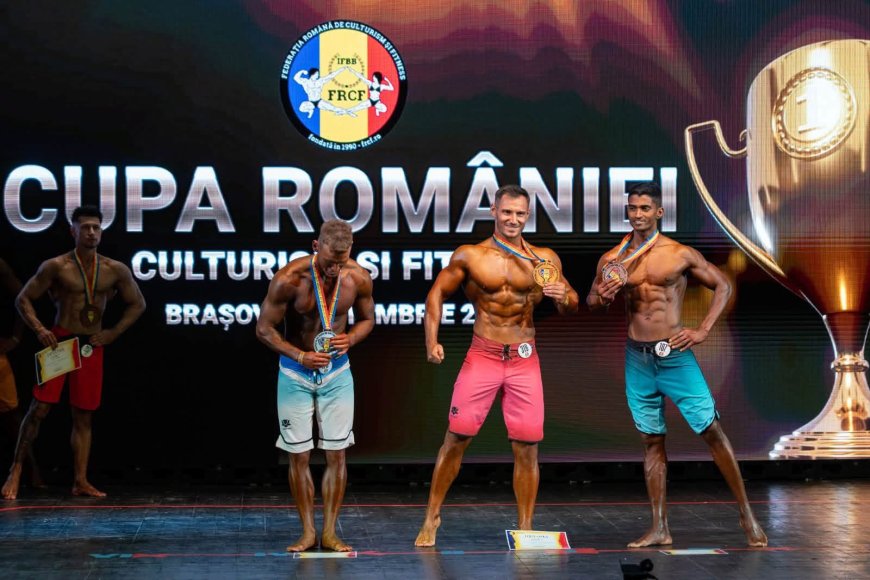 Ionuț Braniște, campion absolut la Cupa României la culturism și fitness
