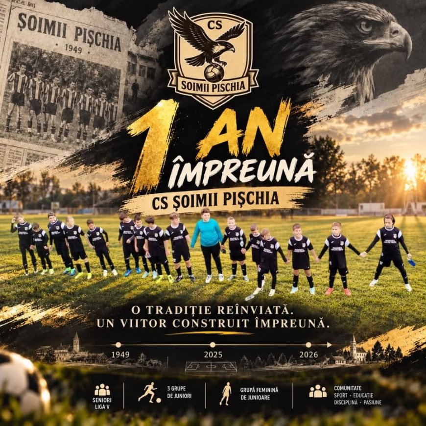Şoimii Pişchia celebrează un an de la înființare
