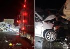 Carambol pe autostradă! Impact în lanț