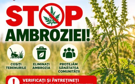 Primăria Lenauheim îndeamnă cetățenii să scape de ambrozie