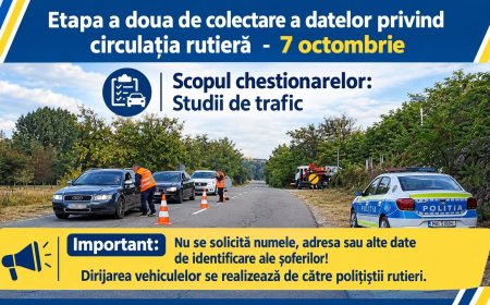 Şoferii opriți în trafic pentru întrebări