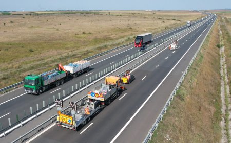 Marcaje rutiere pe A1, A6 și A11
