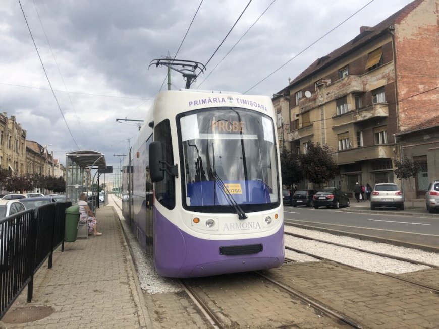 Tramvai blocat la Gara de Nord