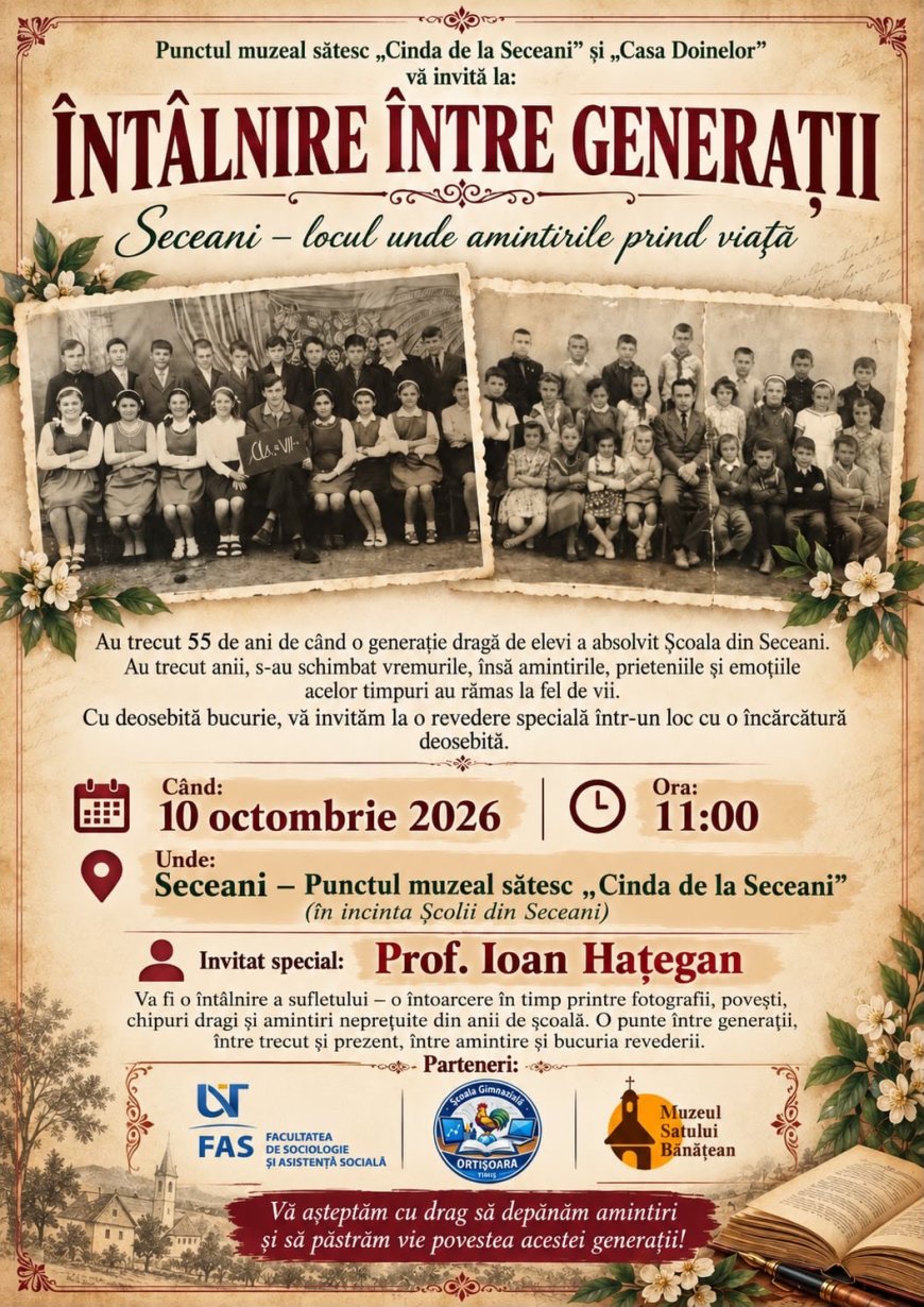 Întâlnire între generații, la Seceani
