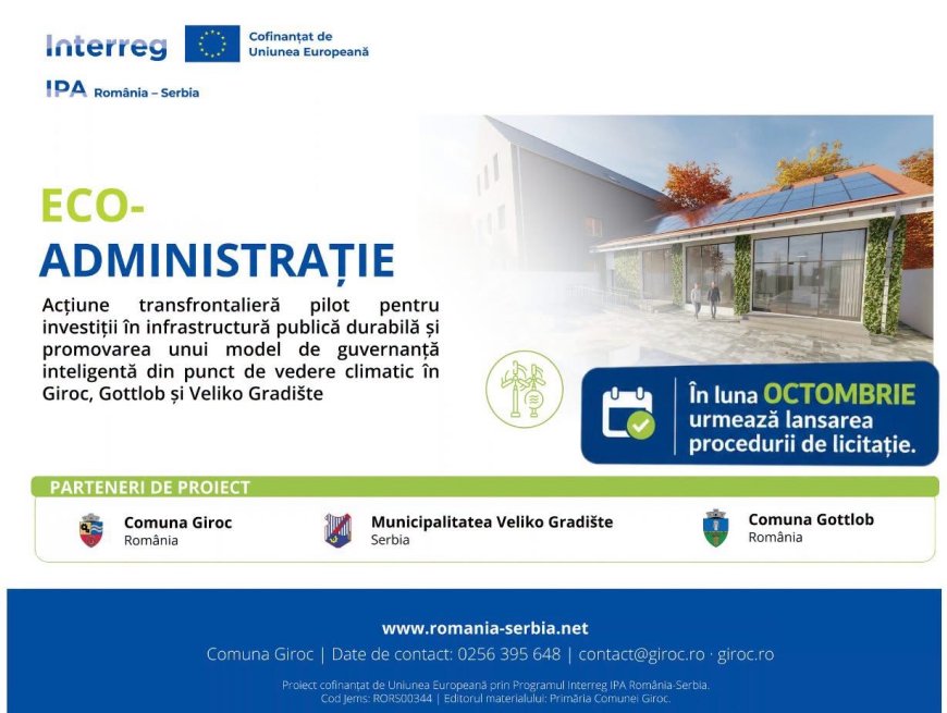 Proiectul transfrontalier din Grioc intră într-o nouă etapă