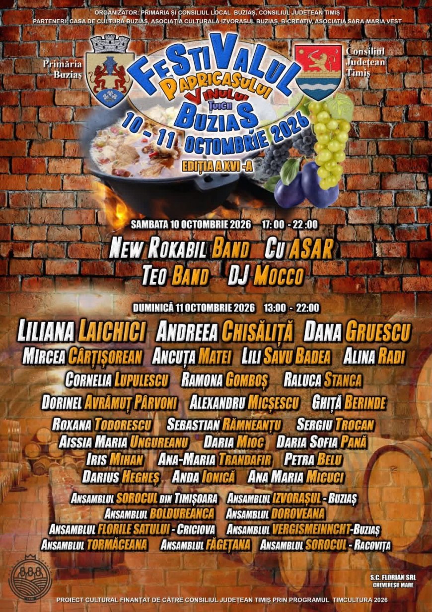 Festivalul Papricașului şi al Vinului la Buziaș