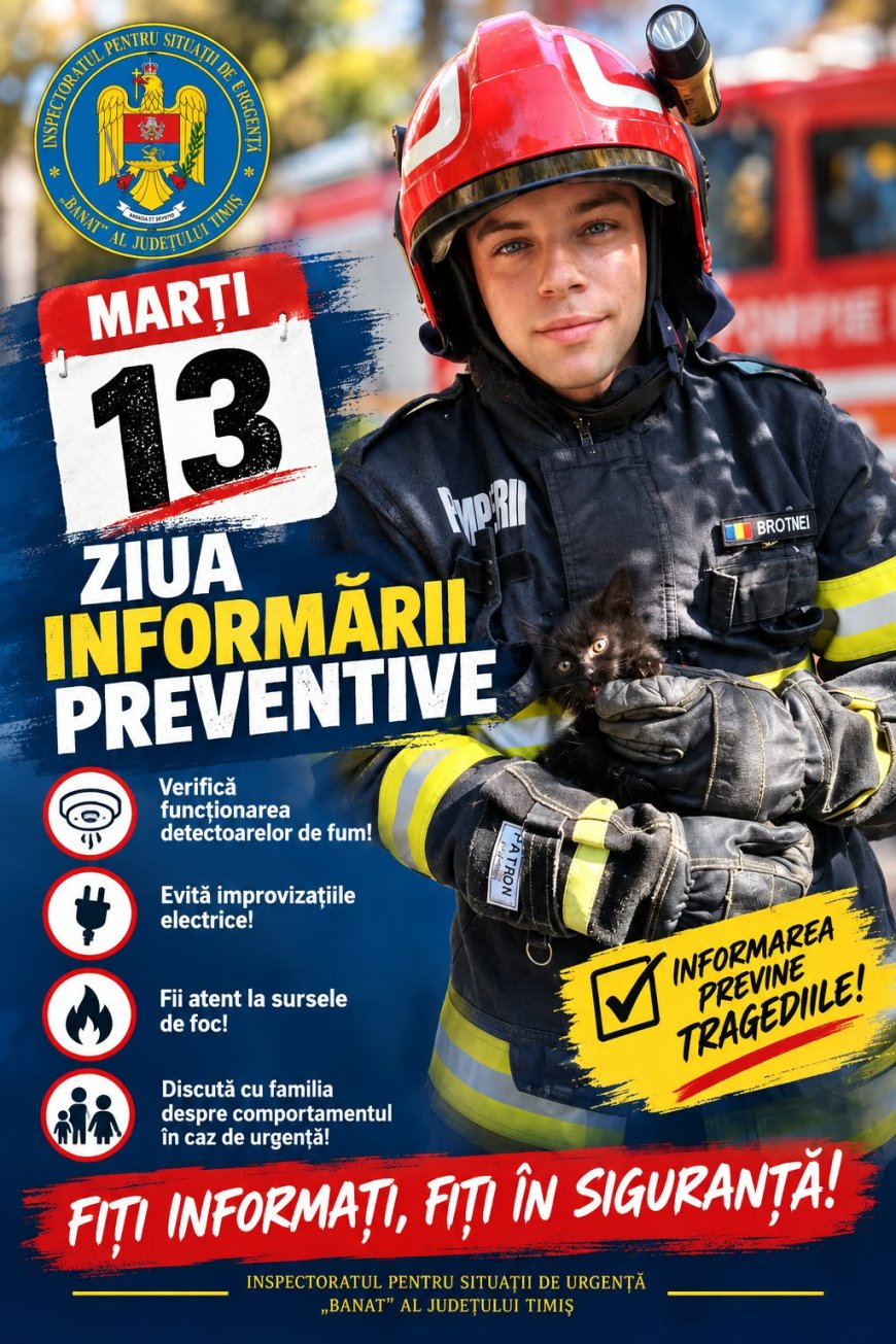 Ziua Informării Preventive și Ziua Prevenirii Riscurilor la Dezastre