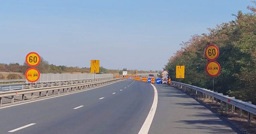 Restricții de circulație pe autostrada A1, între Traian Vuia și Balinț