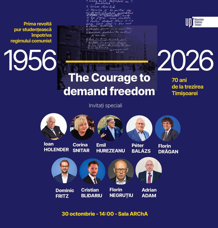 70 de ani de la revolta studențească din Timișoara