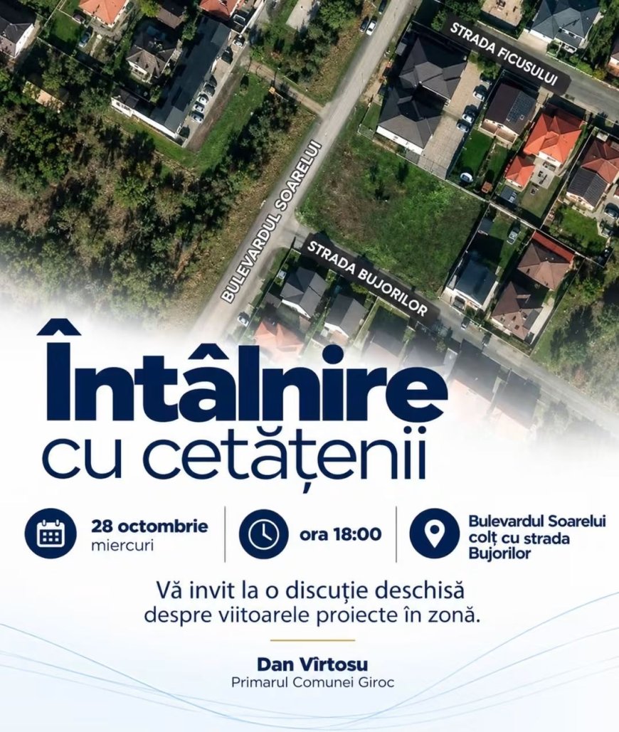 Dan Vîrtosu, față în față cu cetățenii